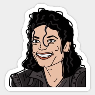 MJ Portraits in Weirdtual Reality Sticker